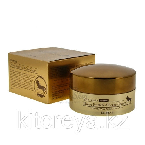 Deoproce Horse Enrich All Care Cream интенсивный и питательный крем для лица на сонове лошадинного жира