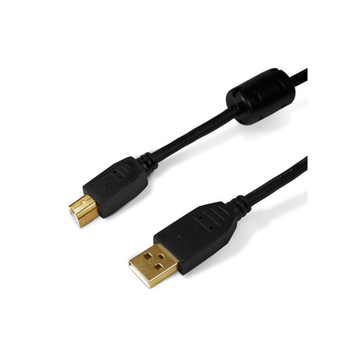 SHIP SH7013-1.5B Интерфейсный кабель, A-B, Hi-Speed USB 2.0, Чёрный, Блистер, 1.5 м. - фото 1 - id-p61548100
