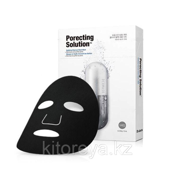Dr.Jart+ Porecting Solution Bubbling Black Charcoal Face Mask 5pcs Активная кислородная маска с углем бьянгтан