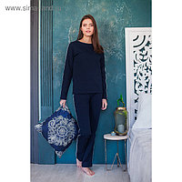 Костюм женский (джемпер, брюки) "Франческа", цвет темно-синий, р-р 44 2030