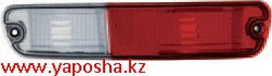 Задний фонарь бампера Mitsubishi Pajero 2000-2006(III)/красно-белый/левый