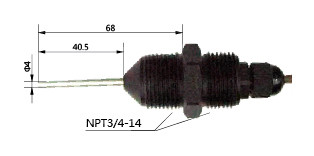 Create TE-1230-14 Термодатчик для pH контроллера TE-1230-14 - фото 2 - id-p61552667
