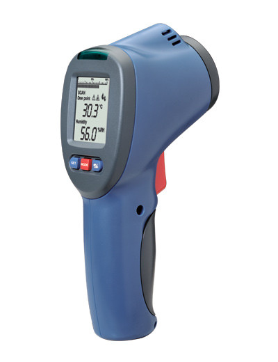 CEM Instruments DT-8663 - 50°C до +380 °C, 20:1, погрешность ±1,5%, разр. 0,1 °C, измерение влажности, точка