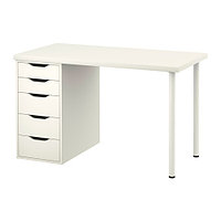 Стол письменный ЛАГКАПТЕН /АЛЕКС 120х60 белый ИКЕА, IKEA