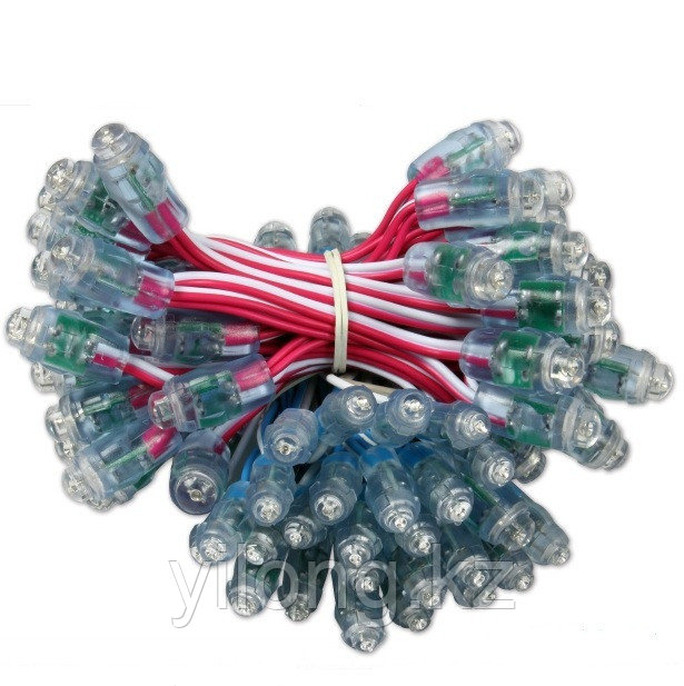 Точечные светодиодные модули 9мм / 12V (IP67) 0,15W, Цвет - Белый