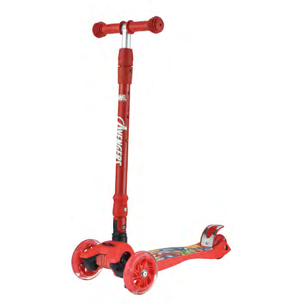 Самокат детский Scooter MG-03MZ, Красный Железный Человек, фото 2