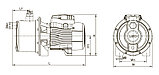 Вихревой насос самовсасывающий Leo AJm 90S, фото 5