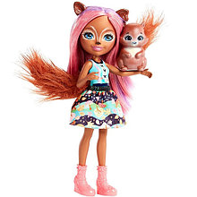 Mattel Enchantimals FMT61 Кукла с питомцем - Санча Белка