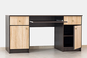 Стол письменный (2Д2Ш), Дуб Самоа, коллекции Фантазия, MEBEL SERVICE (Украина), фото 2