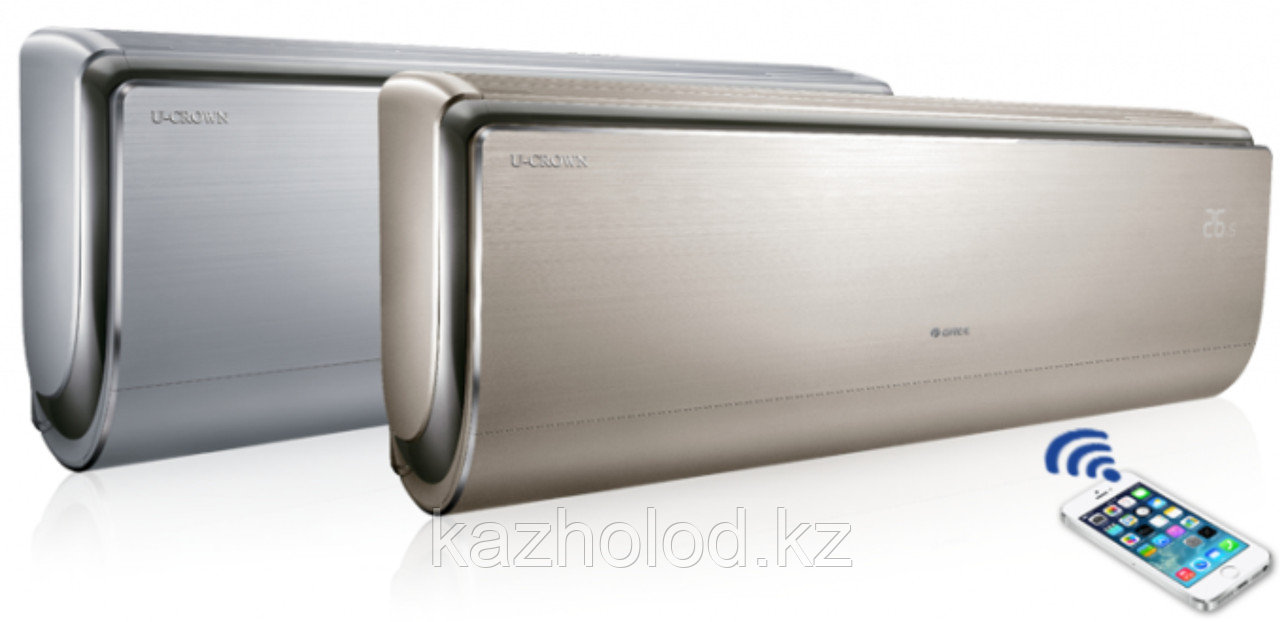 Кондиционер настенный Gree-09: U-Crown R410A GWH09UB-K3DNA4F (Серебро) (без инсталляции)