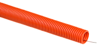 Труба гофр. ПНД d32 с зондом оранжевая тяжелая (25м) IEK