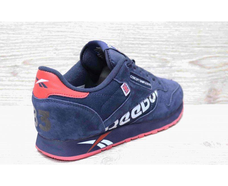 Кроссовки Reebok Concept Sample 001 BLUE-RED-WHITE 41-46 - фото 2 - id-p61565775