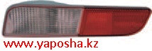 Катафот заднего бампера Mitsubishi Outlander 2013-2015/USA/розовый/правый/