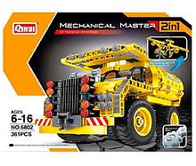 Конструктор QiHui Mechanical Master 6802 Самосвал и самолет аналог Лего Lego Technic 361 дет
