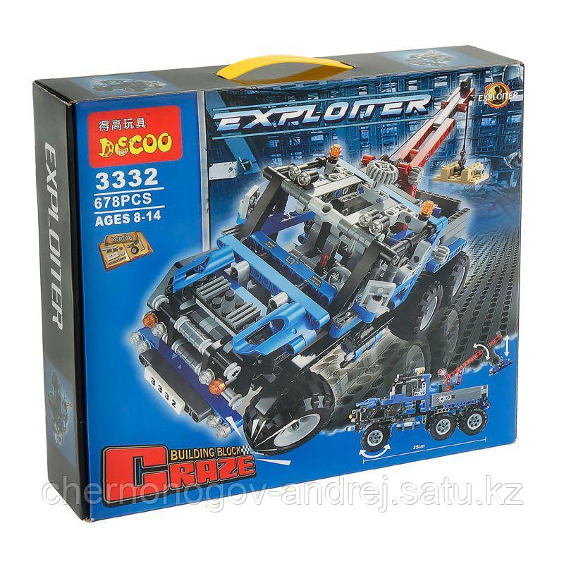 Конструктор Аналог Lego Technik 8273-2 Decool 3332 "Тягач - вездеход" 678 деталей