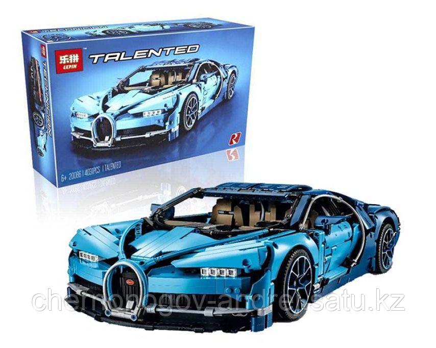Конструктор Lepin 20086 аналог Лего Lego Technic 42083 KING QUEEN 90056 Bugatti Chiron Бугатти Широн 4028 дет