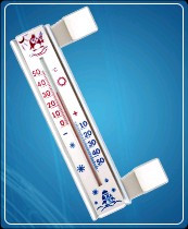 Термометр бытовой оконный "Солнечный зонтик" ТБО исп.3 (-50...+50), ц.д.1, основание-пластмасса, 175х38 мм