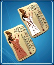 Термометр бытовой сувенирный "Египет" (0...+50) ц.д.1, основание-гипс - фото 1 - id-p4594156