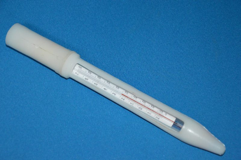 Термометр буртовой (орг.нап), ТС-7-М1 исп.3 (-20...+70), ц. д.1, L=185 мм, в защит.оправе