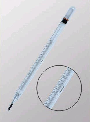 Термометр метеорологический ТМ-1№2 (-20+70*С) максимальный ртутный, ц.д. 0,5 - фото 1 - id-p4594345