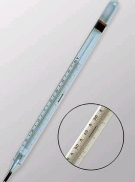 Термометр метеорологический ТМ-2№3 (-50+40*С) минимальный, наполнитель-этанол, ц.д.0,5