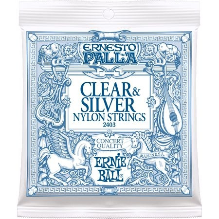 Струны для классической гитары Ernie Ball 2403 Clear & Silver
