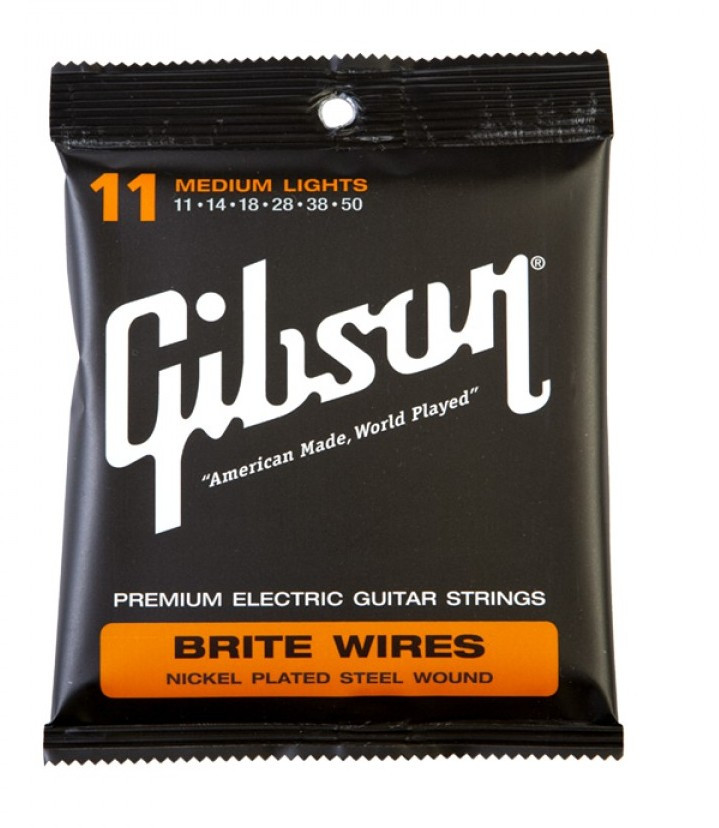 Струны электрогитарные Gibson Brite Wires SEG-700ML (11-50)