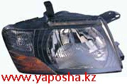 Фара Mitsubishi Pajero 2000-2003/темная/корректор/правая/,фара Митсубиси Паджеро,