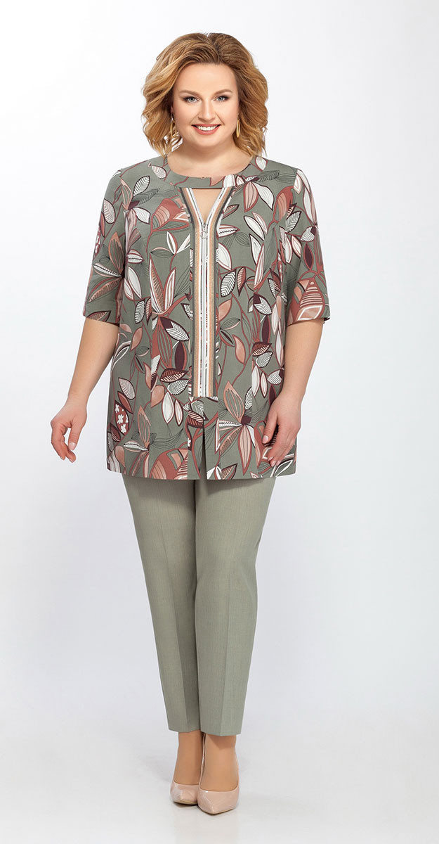 Костюм La Kona-1205/1, хаки+хаки, 56