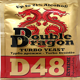 Дрожжи спиртовые Double Dragon D 48