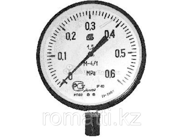 Манометр мм d от 63-100 мм ( радиальный), фото 1