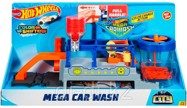 Игровой набор Hot Wheels Измени цвет Бешеная автомойка