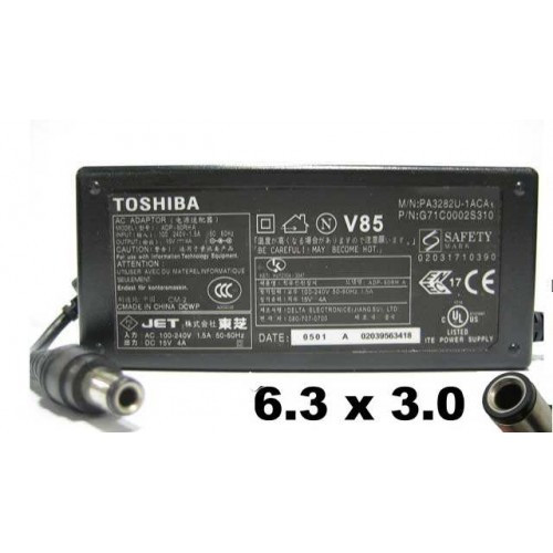 Блок питания для ноутбука Toshiba 15V 6A 90W 6.3x3.0