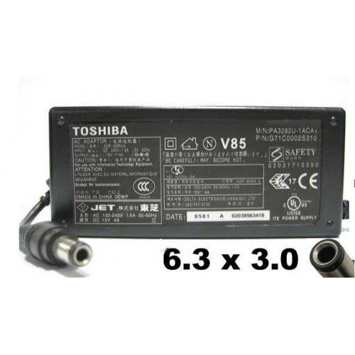 Блок питания для ноутбука Toshiba 15V 6A 90W 6.3x3.0 - фото 1 - id-p61630830