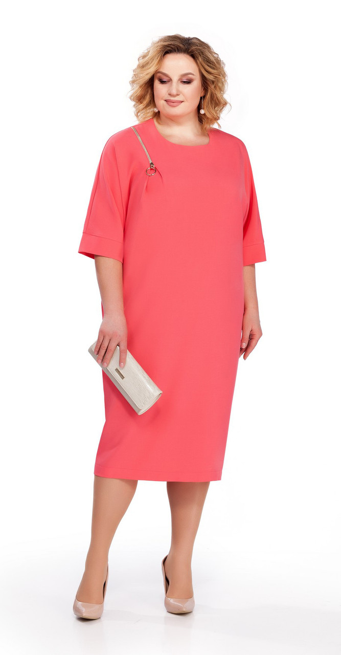 Платье Pretty-839/1, коралл, 56
