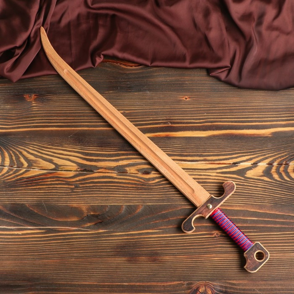 Деревянный меч "Сабля воеводы", 65 см. - фото 4 - id-p61615180