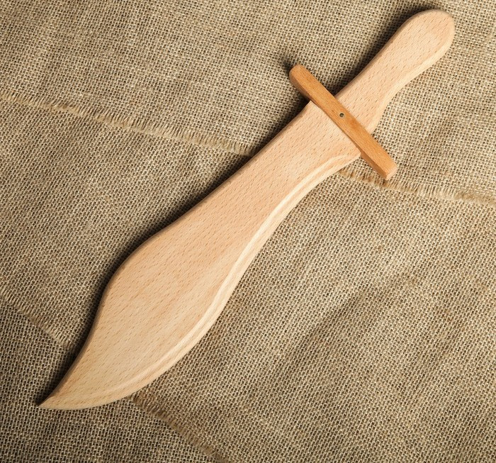 Деревянный меч "Кукри", 40 см.
