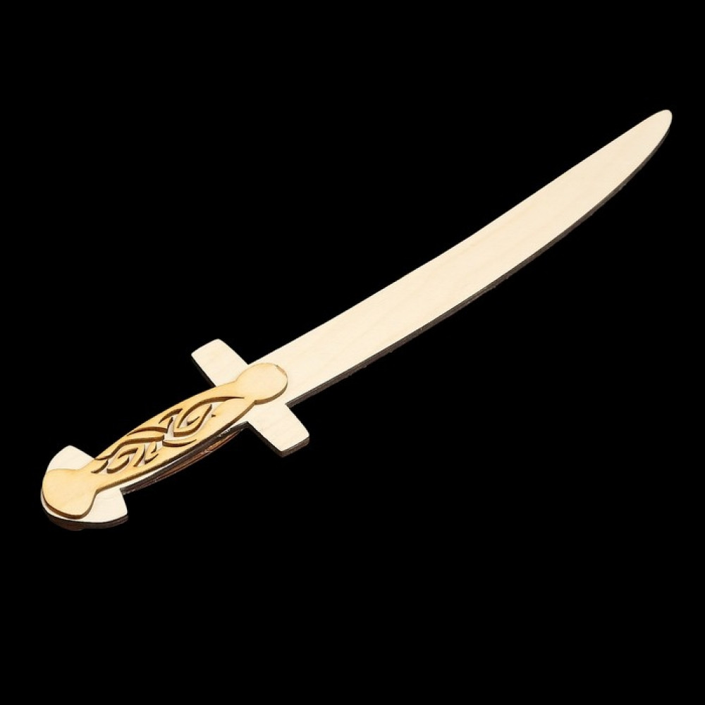Деревянный меч "Сабля", 44 см. - фото 1 - id-p61615434