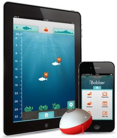 IBOBBER может передавать данные как на смартфон, так и на планшет