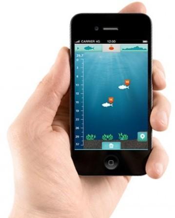 Отслеживайте глубину, на которой проплывают рыбы, с помощью собственного смартфона