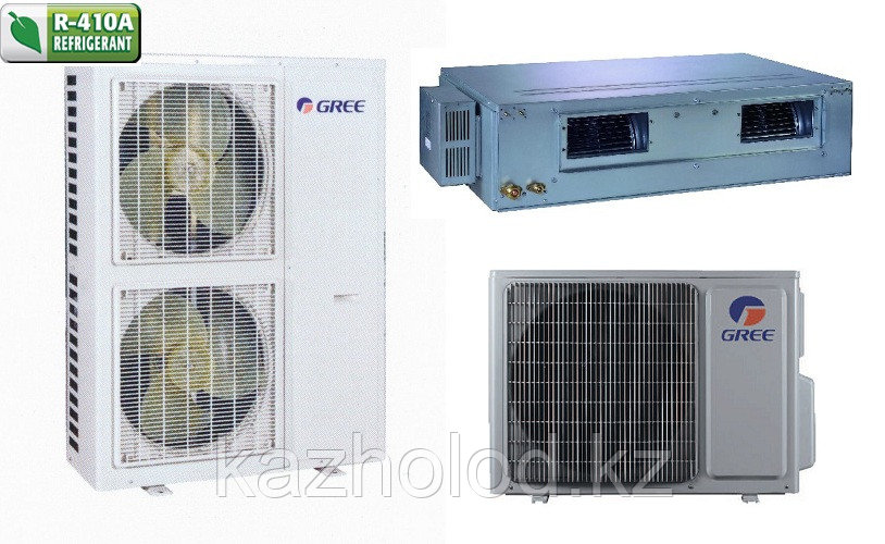 Кондиционер канальный GREE-36 Inverter R32: GUD100PHS1/B-S / GUD100W1/NhB-S (без соединительной инсталляции) - фото 1 - id-p61542937