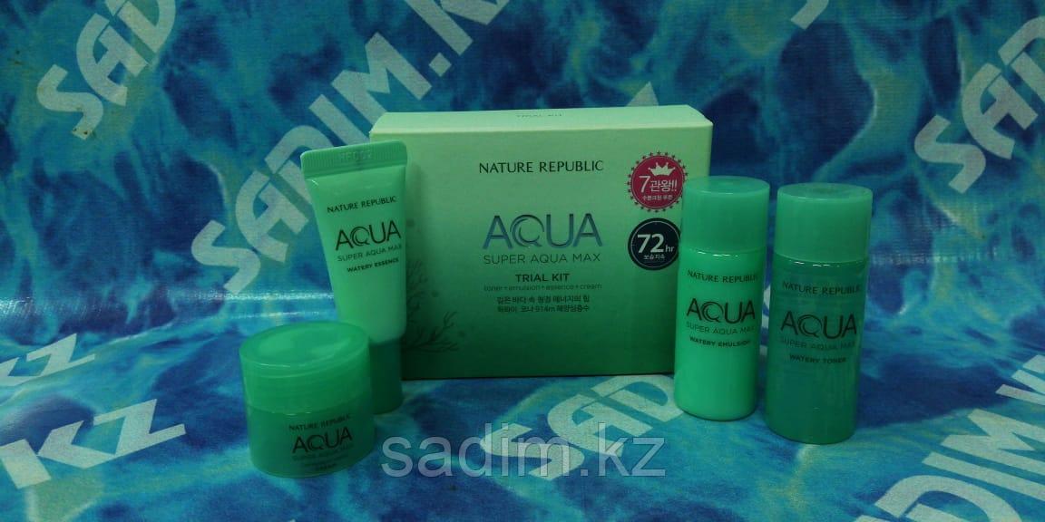 Nature Republic Super Aqua Max Combination Trial Kit 4 Items мини сет