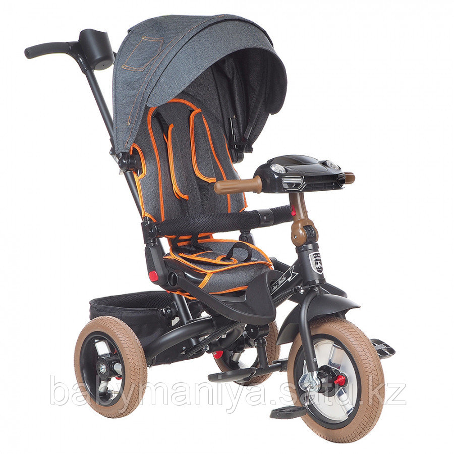 Трехколесный велосипед Mini Trike T400 Черный Black JEANS