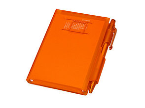 Записная книжка Альманах с ручкой, оранжевый, фото 2
