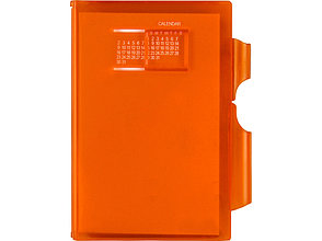 Записная книжка Альманах с ручкой, оранжевый, фото 2