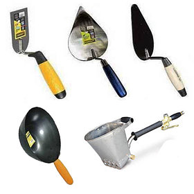 Мастерки, кельмы, ковши штукатурные 