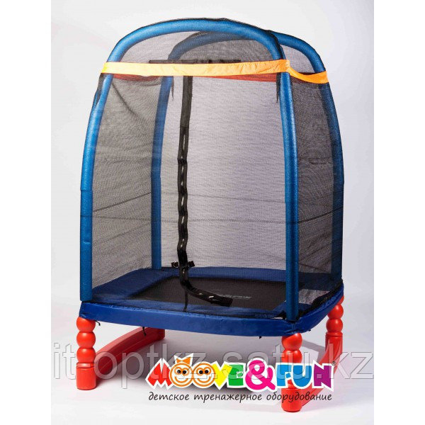 Батут детский с защитной сеткой 120х120м (MFT-4FT 48" (R-4FT))
