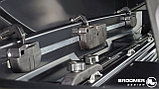 Автобокс Broomer Venture серый тиснение 430 л. 187х89х40 см, фото 6