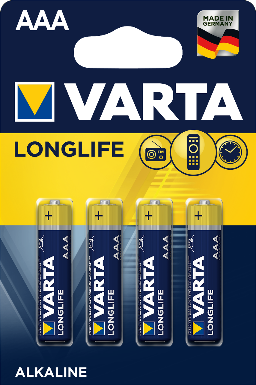 Батарейка Varta Longlife AAA  Alkaline