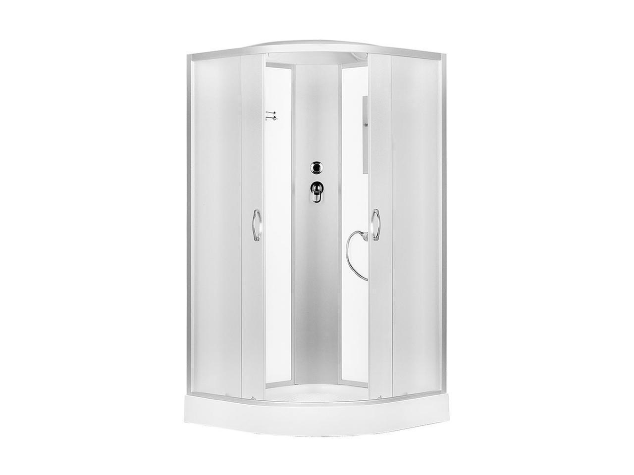 Душевая кабина ERLIT ER3510P-C3 1000*1000*2150 низкий поддон, матовое стекло